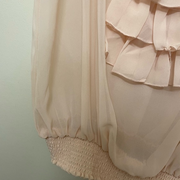 Baby Pink Ruffled Blouse - Picture 2 of 5